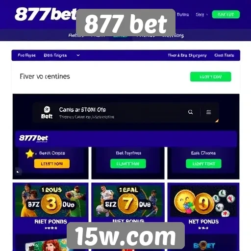 Promoções e bônus oferecidos pelo site 877 bet